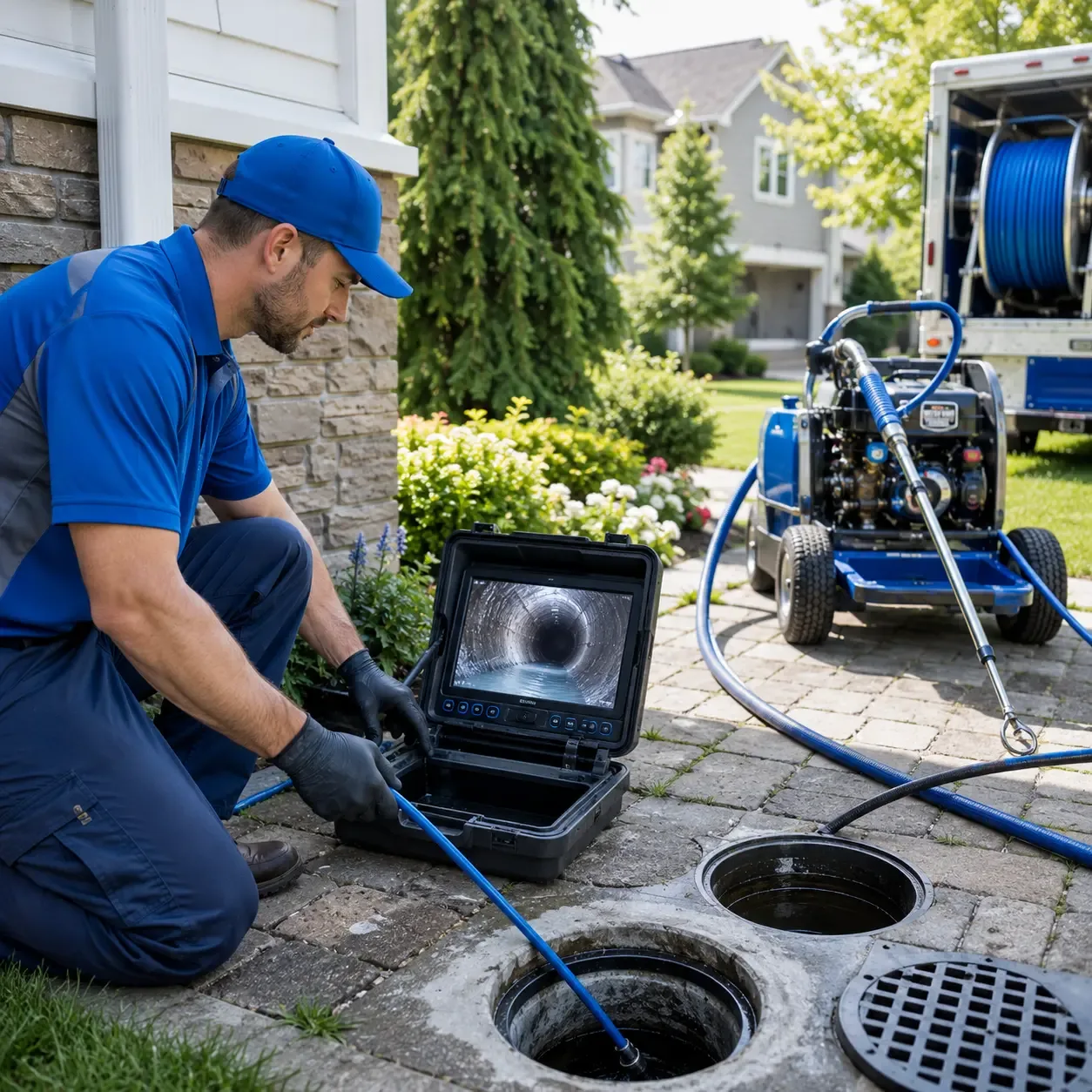 Outdoor drain cleaning professionals serving Grand Haven, MI