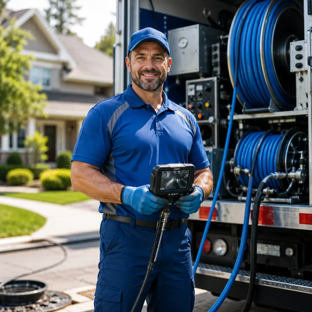 Local outdoor drain cleaning specialists in Grand Haven, MI